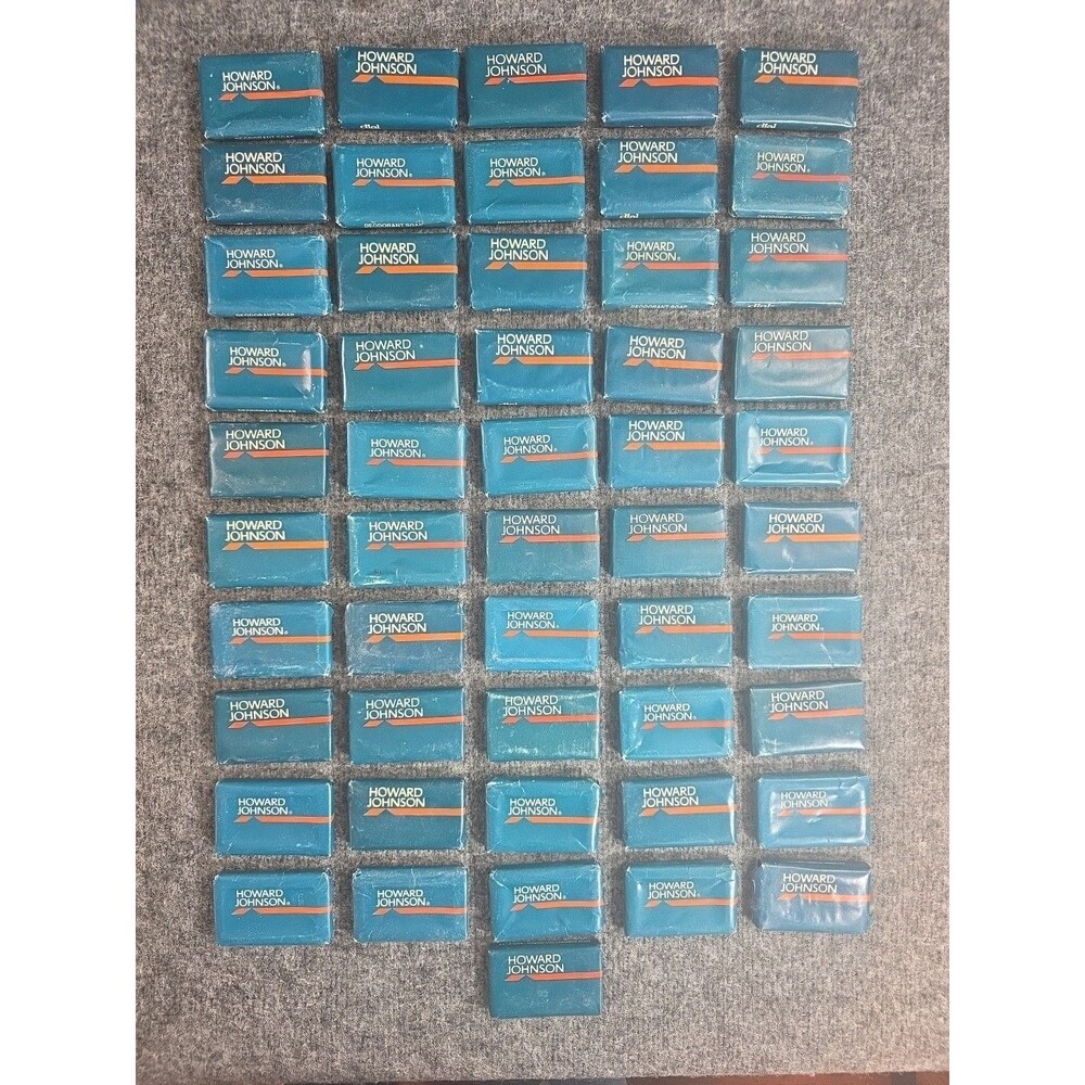 Howard Johnson Motel Soap Lot of 50 Travel Size Hotel Amenities Advertising Vtg
